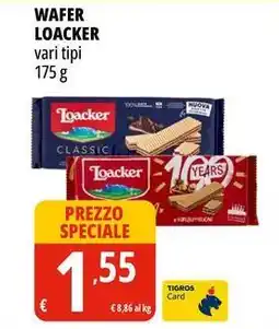 Tigros Wafer LOACKER offerta
