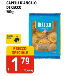 Tigros Capelli d'angelo DE CECCO offerta