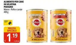 Tigros Alimento per cane in gelatina pedigree manzo, pollo e carote offerta