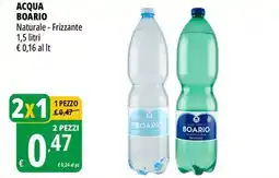 Tigros Acqua boario naturale, frizzante offerta