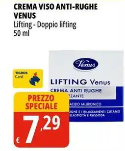 Tigros Crema viso anti-rughe venus lifting, doppio lifting offerta