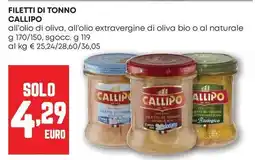 Pam Filetti di tonno CALLIPO offerta