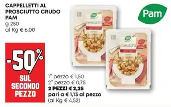 Cappelletti al prosciutto crudo PAM