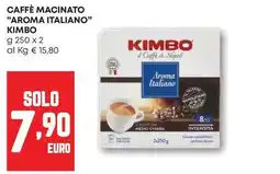 Pam Caffè macinato "aroma italiano" KIMBO offerta