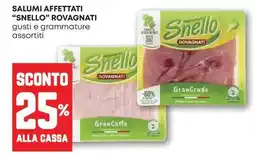 Pam Salumi affettati "SNELLO" ROVAGNATI offerta