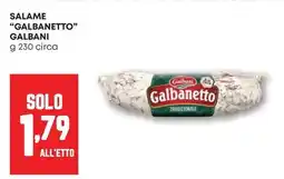 Pam Salame "galbanetto" GALBANI offerta