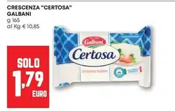 Pam Crescenza "certosa" GALBANI offerta