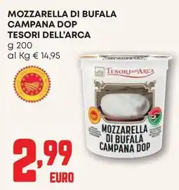 Pam Mozzarella di bufala campana dop TESORI DELL'ARCA offerta