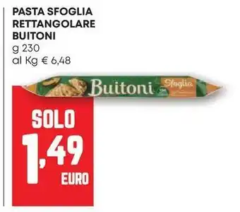 Pam Pasta sfoglia rettangolare BUITONI offerta
