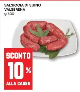 Pam Salsiccia di suino valserena offerta