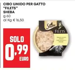 Pam Cibo umido per gatto "filets" SHEBA offerta