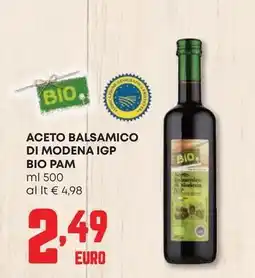 Pam Aceto balsamico di modena igp BIO PAM offerta