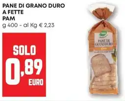 Pam Pane di grano duro a fette PAM offerta