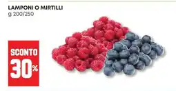 Pam Lamponi o mirtilli offerta