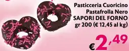 Eurospesa Pasticceria Cuoricino Pastafrolla Nero SAPORI DEL FORNO offerta