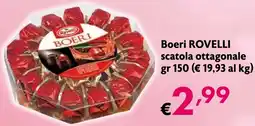 Eurospesa Boeri ROVELLI scatola ottagonale offerta