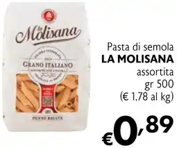 Eurospesa Pasta di semola LA MOLISANA offerta