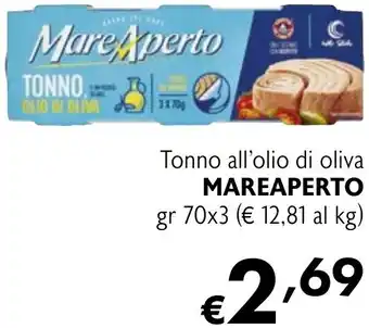 Eurospesa Tonno all'olio di oliva MAREAPERTO offerta
