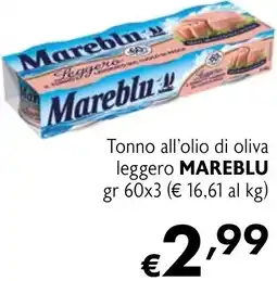 Eurospesa Tonno all'olio di oliva leggero MAREBLU offerta