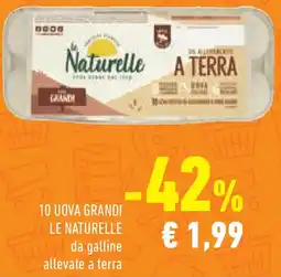 Conad Superstore 10 uova grandi le naturelle da galline allevate a terra offerta