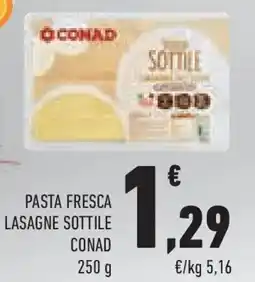 Conad Superstore Pasta fresca lasagne sottile CONAD offerta