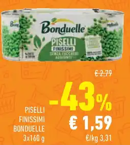 Conad Superstore Piselli finissimi BONDUELLE offerta