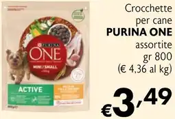 Eurospesa Crocchette per cane PURINA ONE offerta