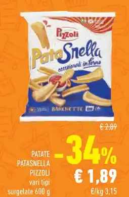 Conad Superstore Patate patasnella PIZZOLI offerta