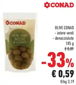 Conad Superstore Olive conad intere verdi, denocciolate offerta