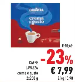 Conad Superstore Caffè lavazza crema e gusto offerta