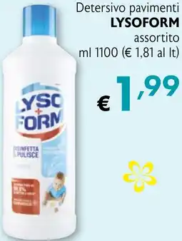 Eurospesa Detersivo pavimenti LYSOFORM offerta