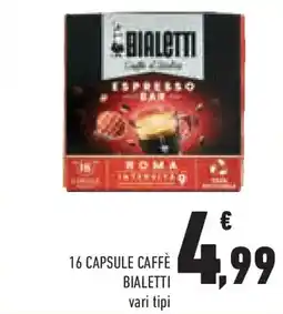Conad Superstore 16 capsule caffè BIALETTI offerta