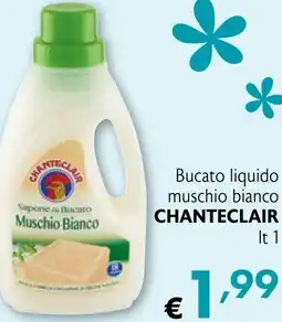 Eurospesa Bucato liquido muschio bianco CHANTECLAIR offerta