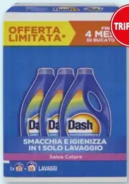 Eurospesa Detersivo Liquido per lavatrice DASH 3×23 offerta
