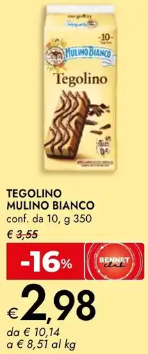 Bennet Tegolino MULINO BIANCO offerta
