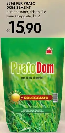 Bennet Semi per prato DOM SEMENTI offerta