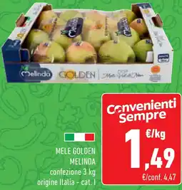 Conad Mele golden MELINDA offerta
