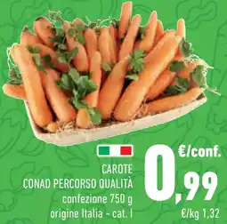 Conad Carote conad percorso qualità offerta