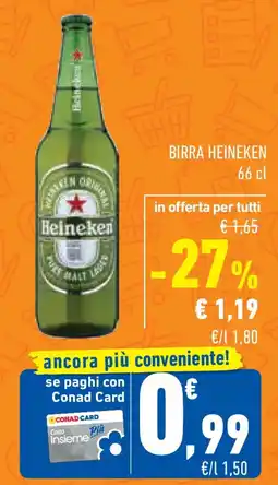 Conad Superstore Birra HEINEKEN offerta