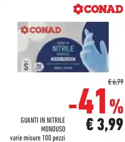 Conad Superstore Conad guanti in nitrile monouso offerta