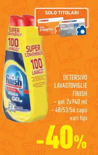 Detersivo lavastoviglie FINISH