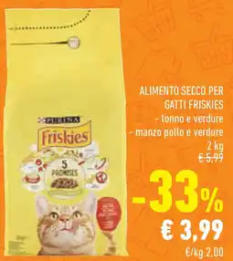 Conad Superstore Alimento secco per gatti FRISKIES offerta