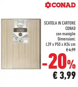 Conad Superstore Scatola in cartone CONAD offerta