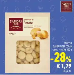 Conad Superstore Gnocchi sapori&idee conad zucca, patate offerta