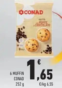 Conad Superstore 6 muffin CONAD offerta