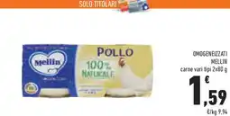 Conad Superstore Omogeneizzati mellin carne offerta