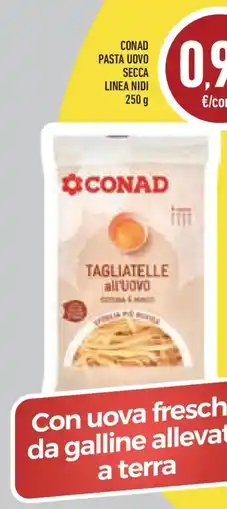 Conad Superstore Conad pasta uovo secca linea nidi offerta