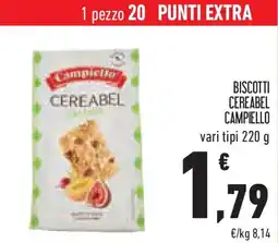 Conad Superstore Biscotti cereabel CAMPIELLO offerta