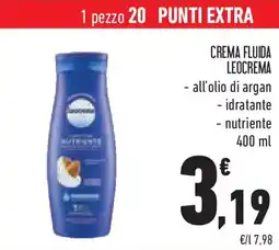 Conad Superstore Crema fluida leocrema all'olio di argan, idratante, nutriente offerta
