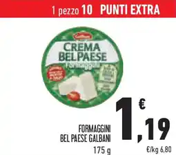 Conad Superstore Formaggini bel paese GALBANI offerta